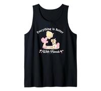 Precious Moments Better with Friends Cute Dog Ballet Dancing Tank Top