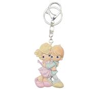 Precious Moments Couple Dancing Keychain & Bag Charm - Romantic Figurine Keepsake, Sentimental Gift for Anniversary or Thank You
