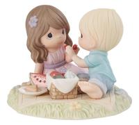 Precious Moments Couple with Picnic Basket Figurine