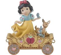 Precious Moments Disney Birthday Parade Figurine - Snow White Age 1 - Giftable Collectible for Baby Girl’s First Birthday - Hand-Painted Resin Keepsake, 104403
