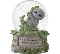 Precious Moments Earth Sloth Musical Snow Globe, Multicolor