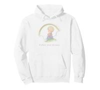 Precious Moments Follow Your Dreams Rainbow Cute Puppy Pullover Hoodie