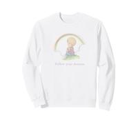 Precious Moments Follow Your Dreams Rainbow Cute Puppy Sweatshirt
