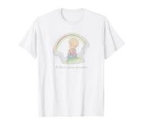 Precious Moments Follow Your Dreams Rainbow Cute Puppy T-Shirt