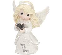 Precious Moments Forever In My Heart Angel Memorial Bisque Porcelain/Metal Figurine 182012