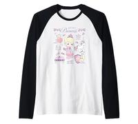 Precious Moments How to Be a Princess Collage Cute Girly Raglan Baseball Tee