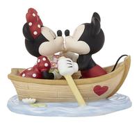Precious Moments Mickey & Minnie Mouse Figurine | We Will Never Drift Apart Disney Mickey Mouse and Minnie Mouse Bisque Porcelain/Resin Figurine | Disney Decor
