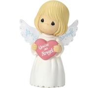 Precious Moments Mini Angel Figurine | You're an Angel, Mini Resin Figurine | 3in Figurine | Angel Gift & Decor