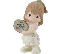 Precious Moments Mom, You Rock! Girl Figurine, Burnette