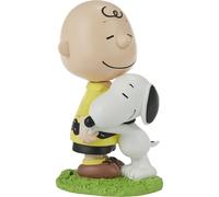 Precious Moments Peanuts Charlie Brown & Snoopy Figurine | Peanuts Happiness is A Warm Puppy Resin Figurine | Peanuts Gift & Décor | Collectible Charlie Brown & Snoopy