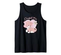 Precious Moments Purrfect Love Cat Sweet Cute Retro Kitty Tank Top