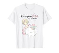 Precious Moments Share Your Love Cute Heart Mail Cartoon T-Shirt