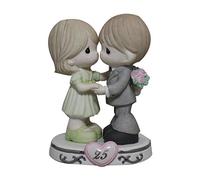 Precious Moments, Through The Years - 25th Anniversary, Bisque Porcelain Figurine, 123020,Multicolor