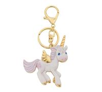 Precious Moments Unicorn Keychain & Bag Charm - Whimsical Figurine of Joy and Magic, Sentimental Gift or Thank You Keepsake for Her