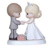 Precious Moments Wedding Figurine | from This Day Forward Bisque Porcelain Figurine | Wedding Gift | Newly Weds | Bride & Groom | Bridal Shower Gift