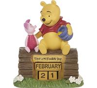 Precious Moments Winnie The Pooh Perpetual Calendar | Today Is My Favorite Day Disney Winnie The Pooh Resin Perpetual Calendar | Disney Collectibles & Decor | Hand-Painted