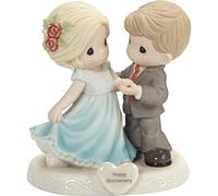 Precious Moments You Make Life Beautiful Bisque Porcelain Figurine | Wedding Anniversary Figurine Hand-Painted