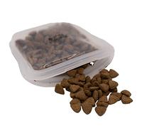 Precious Paws Dog Training Silicone Zipper Treat Bag Pouch | Reusable Silicone Zipper Bag for Dry or Wet Dog Treats/Food, Sealable Training Treat Bag for Dogs Cats Pets