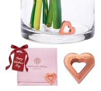 Precious Petal Co. Flower Food Alternative for Fresh Cut Flowers. Copper Charm Keeps Flower Water Clean and Clear. Just Place it in the Vase, Reusable (1)