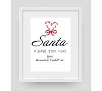 Precious times Personalised Santa Stop Here Sign