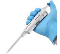 PRECIPETTE Pipette 10-100μl Micropipette Lab Single Channel Pipette High Precision Micro Pipettes Adjustable Volume Pipette with Autoclavable Lower Portion