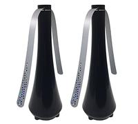 PRECIS Fly Repellent Fan for Indoor/Outdoor Meal, Portable Chemical Free Battery Powered Fan Keep Flies and Bugs Away from Your Food (Black Color 2pcs)