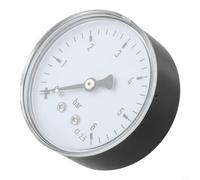 Precise 0-6 Bar Pressure Gauge 1/4 Inch Axial Air Water Meter Stainless Steel for Gas Hydraulic Testing Plumbing Pool Filter Tools