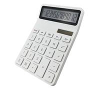 Precise 12 Digit Calculator Solar Power With Large Display For Classroom And Office Tasks Solar Power Calculator