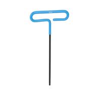 Precise 4mm T Shaped Allen with Soft Touching Blue Grip Perfect for Equipment Assembly and Repair Work T Shape Allen Tool
