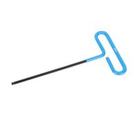 Precise 4mm T Shaped Allen with Soft Touching Blue Grip Perfect for Equipment Assembly and Repair Work Motorcycle Maintenance Tool