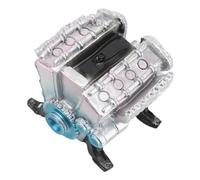 Precise 8 Cylinder Car Engine Model Kit, Educational Collectible Masterpiece, Ideal For Automotive Engineering Learning Toy, Metal Assembly DIY Car Engine Model Kit