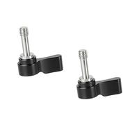 Precise Camera Cage Gear Knob Thread Black Aluminum Alloy Photography Equipment Control Part For Tripod Mounts 1 Pair Slider Mounting Knob
