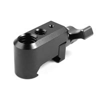 Precise Camera Rails Clamp Adapter with Double Thread Size1/4 and 3/8 Aluminum Construction for Professional Photography Gear Sliding Adapter