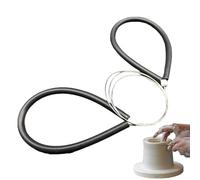 Precise Clay Cutting Wire - Cutting tool with convenient double-trade Turnette, ceramic workshop | Professional ceramic accessory for modeling, sculpture, initiating and amateurs