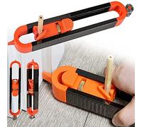 Precise Contour Gauge with Lock, Woodworking Profile Scribing Ruler Contour Gauge, Shape Contour Duplicator, Must Have Tool for DIY Handyman, Construction, Contour Profile Gauge for Woodworking