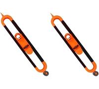 Precise Contour Scribe Tool with Lock For Pencil ，Woodworking Edge Corner Measuring Profile Duplicator, Multi-Functional Shape Picker, Arc Shaped Scribing, Irregular Contour Gauging Tool (2pcs)