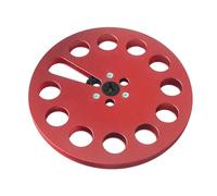Precise Crafted 7Inch Aluminum Empty Reel With 11 Holes For Superior Tape Handling Wear Resistant Metal Reel