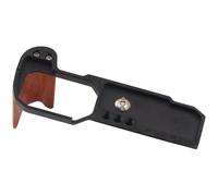 Precise Crafted L Bracket For Camera Secure Mounting And Handling Hand Grip Holder Aluminum Frame Wood Handle L Bracket For Camera
