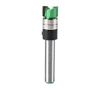 Precise Cutting Tool for Woodworking Double Bearing Router Bit HRC65 AntiCorrosion Coated for Various Environment AntiRust Milling Cutter Double Bearing Router Bit for Smooth Operate Reduced in Wood