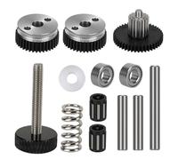 Precise Double Drived Gear Extruder Gear Set for HGX-LITE-extruder Hardened Steel Extruder Driver Set Office Electronics Accessories