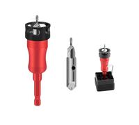 Precise Engineered 3 in 1 Countersink Cutter Drill Bit for Flawlessly Woodworking Result on Softwood Hardwood Surfaces Triple Function Drill Bit Set