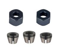 Precise Engineered Collet Chucks for Accurate Woodworking on Routers and Engraving Machines Minimizing Error in Carving Tasks Secure Grip Collet Conversion Kit