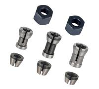 Precise Engineered Collet Chucks for Accurate Woodworking on Routers and Engraving Machines Minimizing Error in Carving Tasks Secure Grip Collet Conversion Kit
