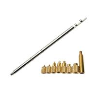 Precise Engineered Heat Insert Press Tool for 3D Printers Using T12 Nozzles Option Hot Melt Insert Nut Insertion Quick Install Nozzle Set