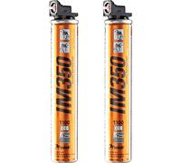 Precise Engineered Paslode Standard Pink Gas Fuel Cell [Pack of 2] for IM350 Nail Guns [Top Spec] - w/3yr Rescu3® Warranty