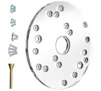 Precise engineering acrylic router base for major brands enhance the visual design of woodworking applications. Acrylic router baseplate