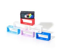 Precise Fit for Blind Box 1987 Mini Cameras Case,for Kodak for CHARMERA Keychain Digital Camera - Drop-Proof Plastic Digicam Cover (White)