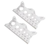 Precise Machined Thread Pitches Gauge Double Side Bilingual Marking Fit For Technicians Workshop Industrial Applications Double Side Thread Pitches Calipers