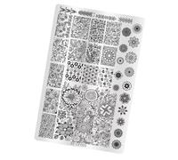 Precise Nails Stamping Plate Showcasing Beautiful Oriental Pattern Art Stamper for Professional Salon and Home Use Fashion Art Tool