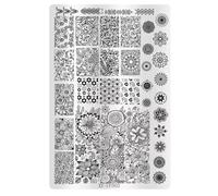Precise Nails Stamping Plate Showcasing Beautiful Oriental Pattern Art Stamper for Professional Salon and Home Use Fashion Art Tool